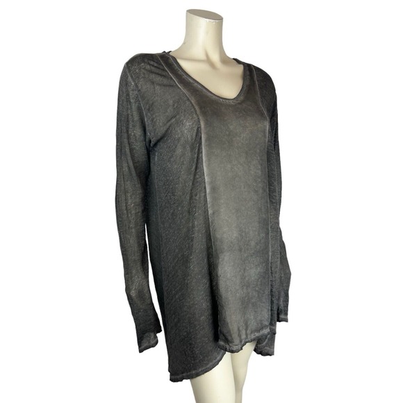 Pete & Greta Johnny Was Linen Tunic Size S Long Sleeve Oversized Lagenlook Sheer - Picture 2 of 12